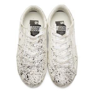 Golden Goose Paint Splatter Sneaker, size 38